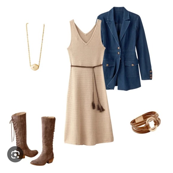 SOFT SURROUNDINGS LUCERA KNIT DRESS, SIZE M, NWT - Picture 2 of 9